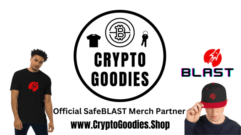 SafeBLAST × Crypto Goodies merch